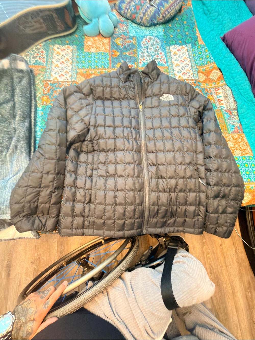 The North Face Black Quilted Lightweight Puffer Jacket